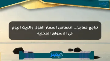 تراجع مفاجئ.. انخفاض أسعار الفول والزيت اليوم في الأسواق المحلية